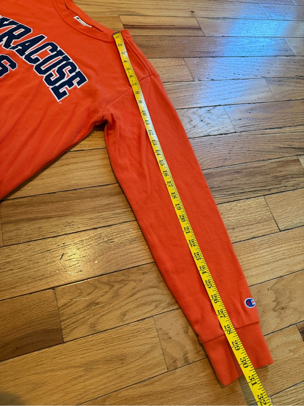 Champion Syracuse University Orange Crewneck Sweatshirt Men’s Size SMALL - Picture 11 of 11